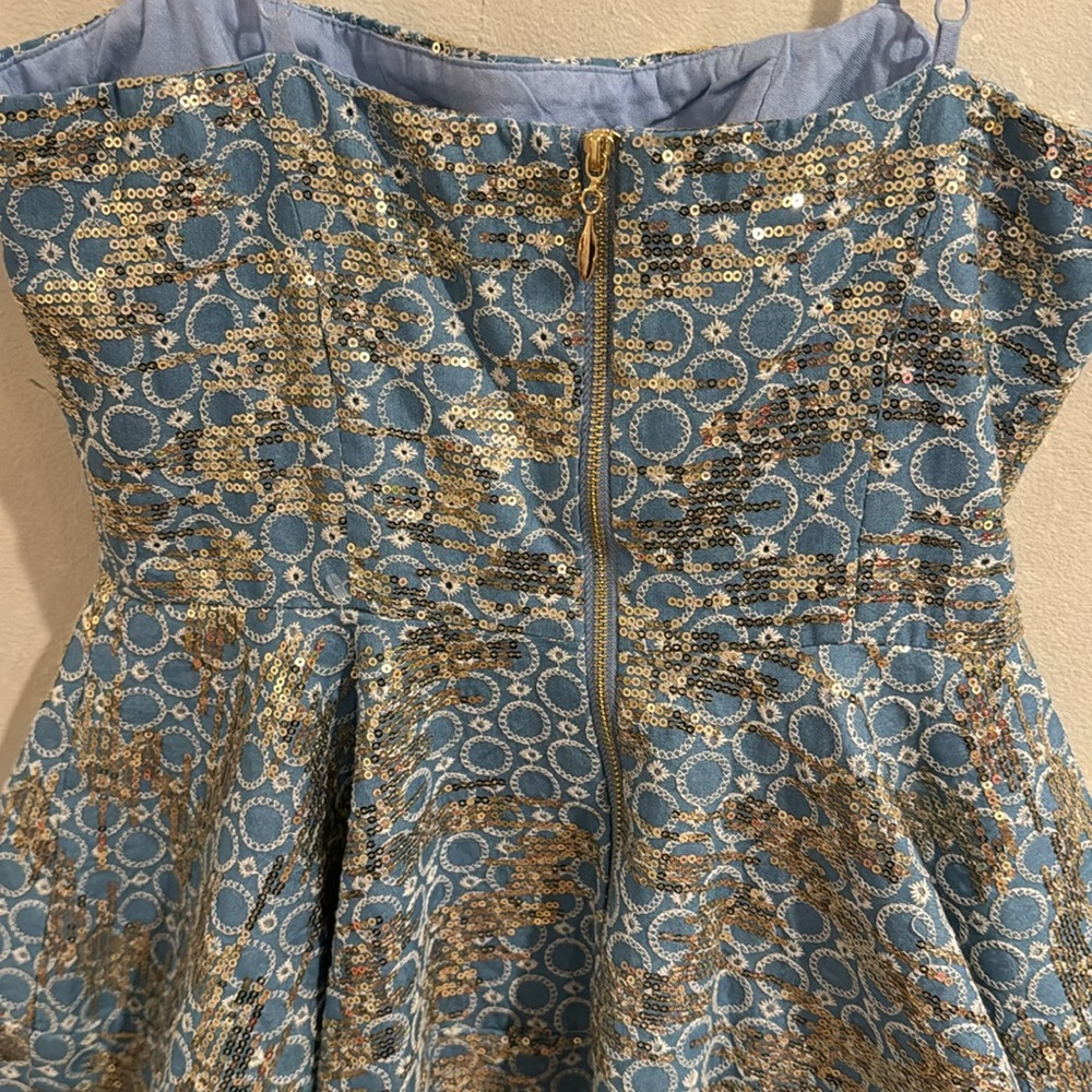 NWOT ELLIATT Makenzie Dress - Multi sparkle sequins XS - Picture 8 of 9